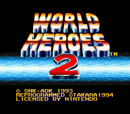 World Heroes 2 screenshot 4 for Super Famicom